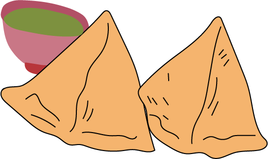 South-Asian Bites Sticker Sheet