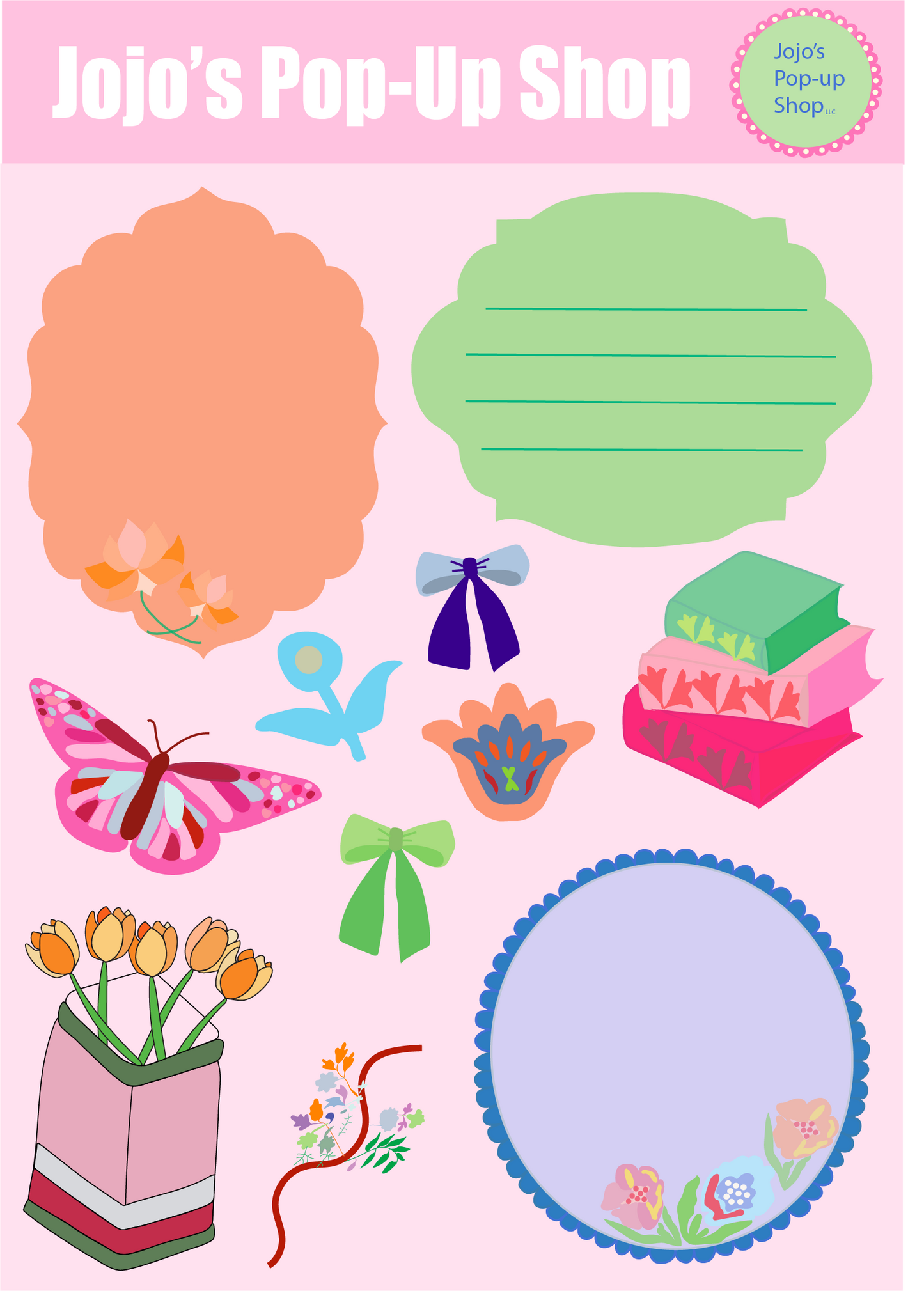 Junk Journal Club II Sticker Sheet