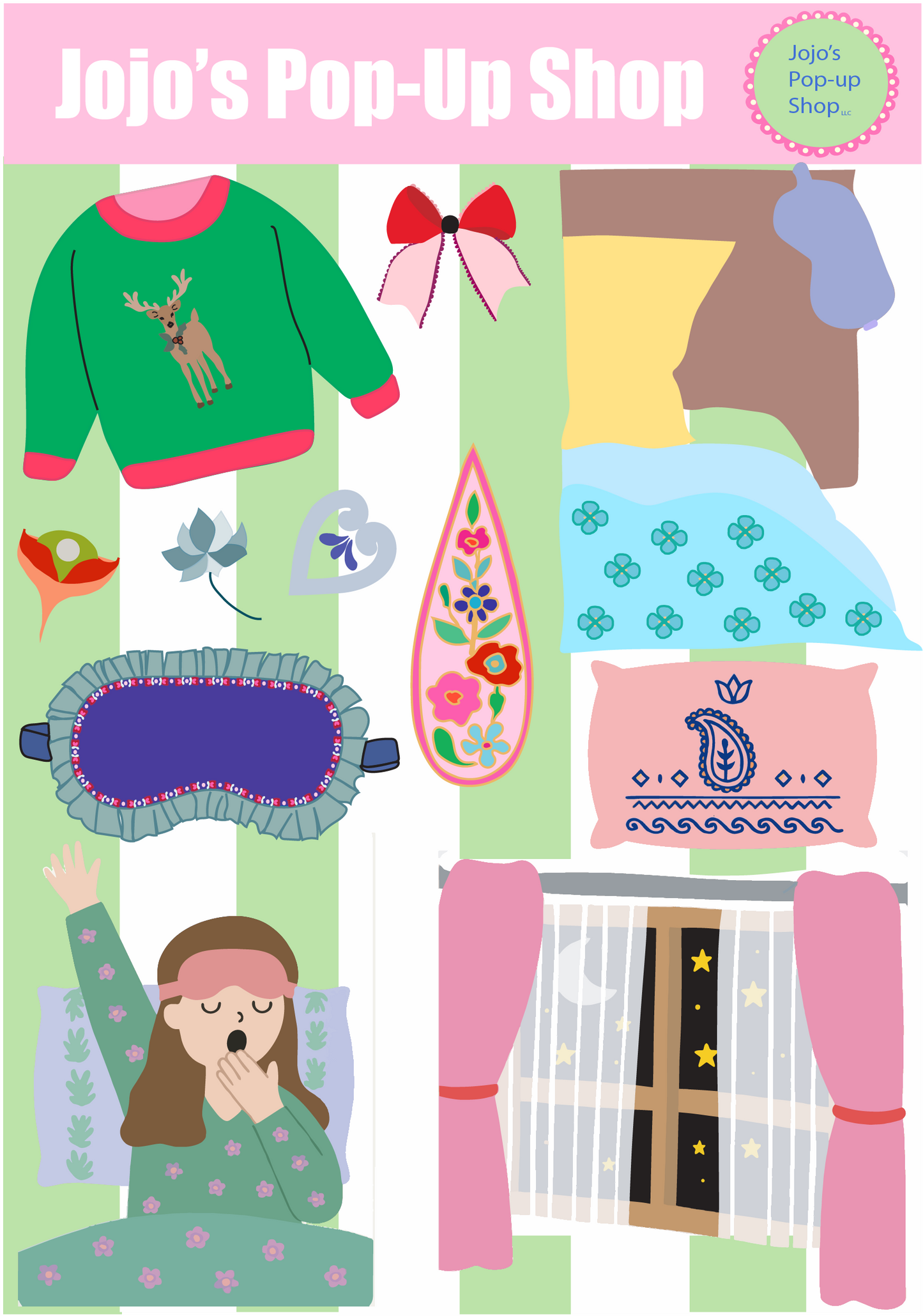 The Slumber Party Sticker Sheet