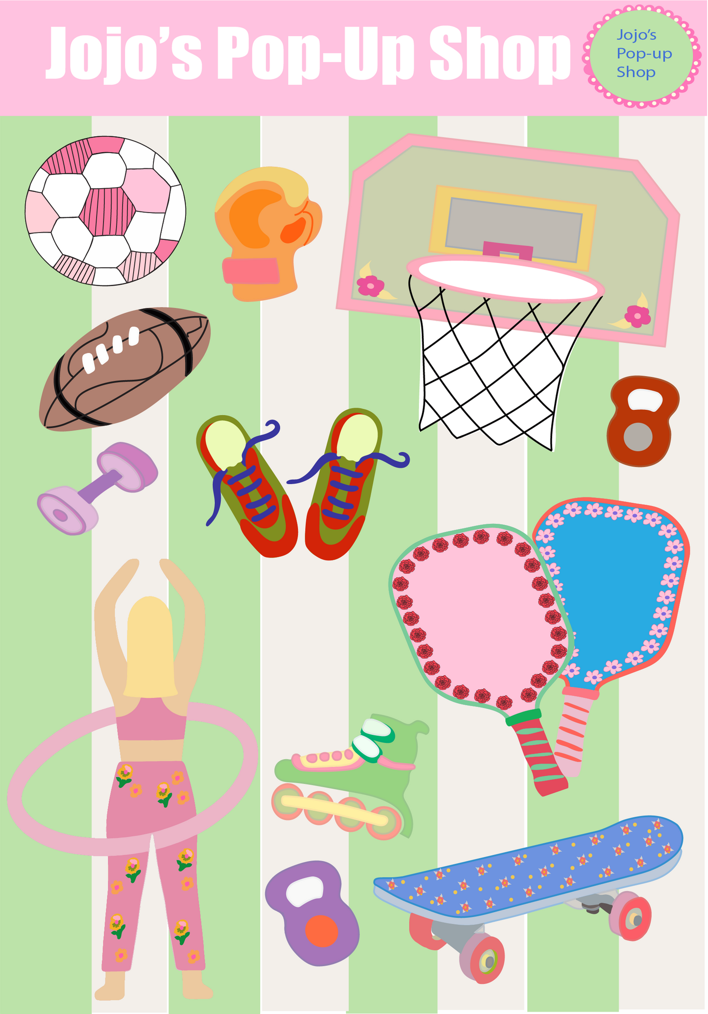 All Play No Games Sticker Sheet